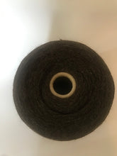 Load image into Gallery viewer, Undyed Natural Coloured Wool 4 ply cone - Dark Brown