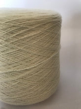 Load image into Gallery viewer, Undyed Natural Coloured Wool 4 ply cone - White