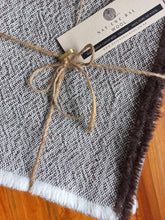 Load image into Gallery viewer, Little Freyed Blanket - Dark Brown/Taupe 115x80cm
