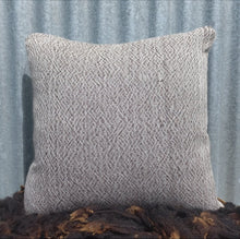 Load image into Gallery viewer, Striped Cushion - Undyed Natural Colours
