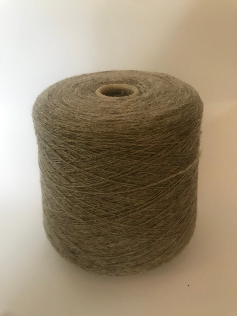 Undyed Natural Coloured Wool 4 ply cone - Taupe
